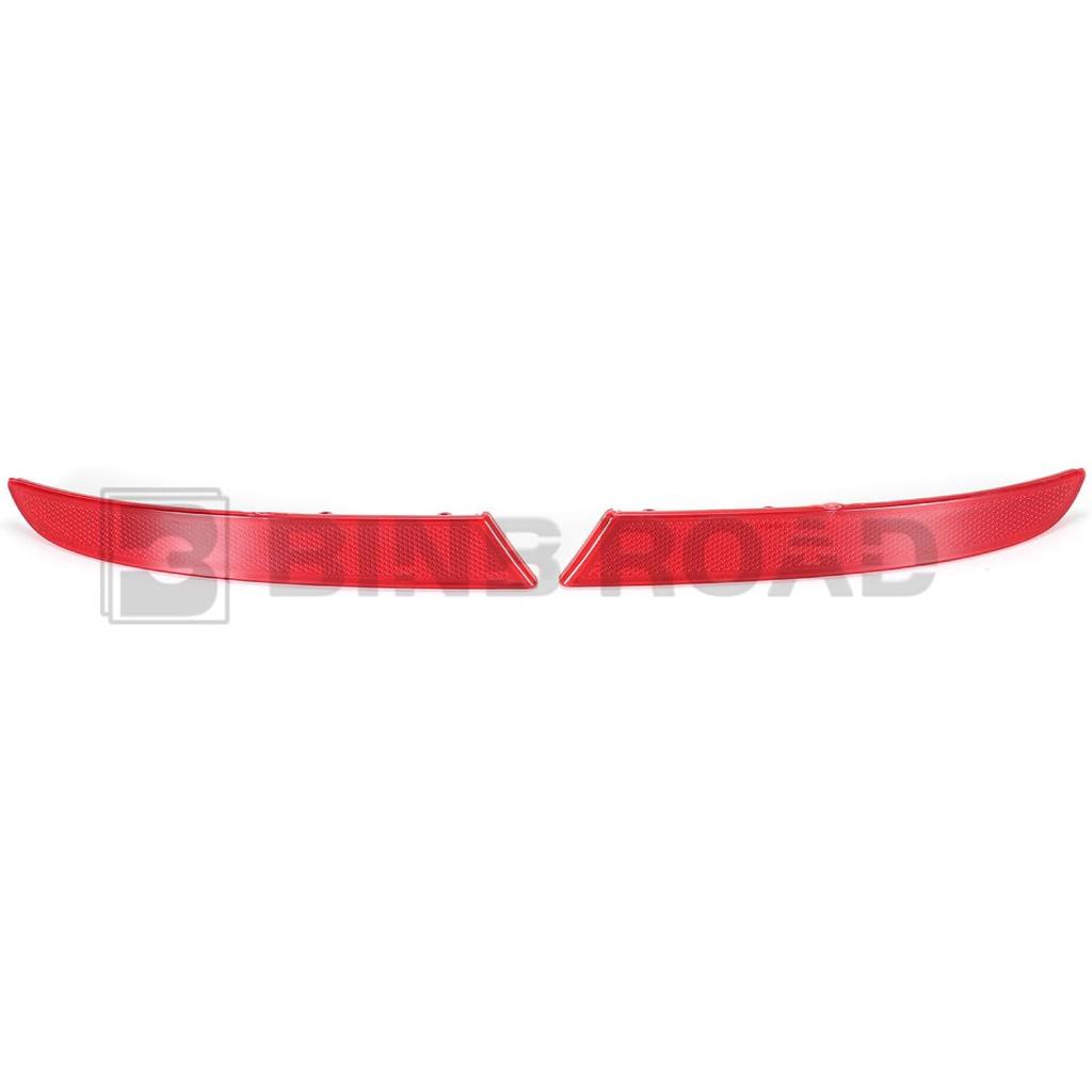 2Pcs Rear Bumper Reflector 63147857003 + 63147857004 Left Right Red Trim Compatible with BMW X3 2016-2019