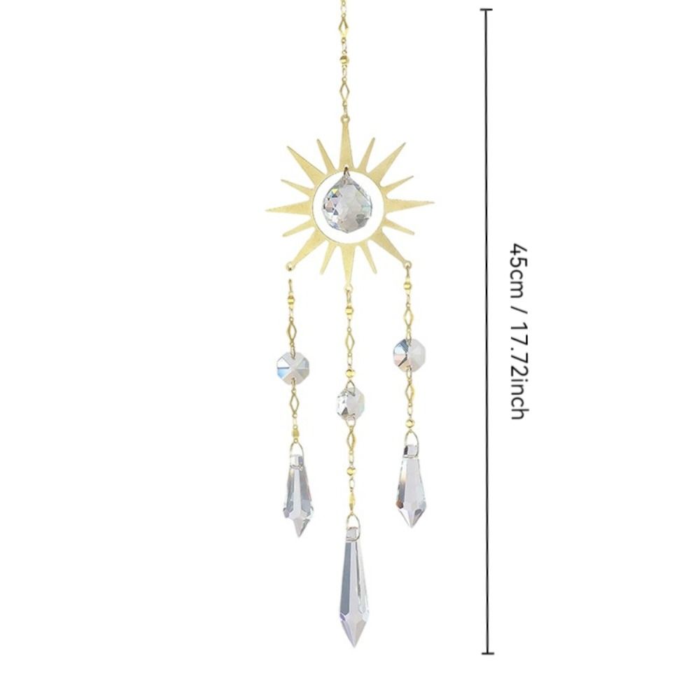 Hanging Decorations Crystal Wind Chimes Home Decor Rainbow Made Crystal Suncatcher Colorful Sun Catchers Pendant Window