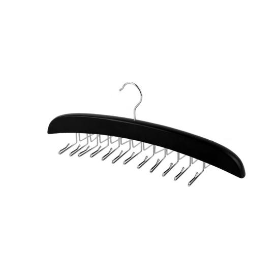 Beltehenger Belteoppbevaringsstativ i tre med 12 kroker skaporganisering Plassbesparende Belte Scraft Bag Hengeholder for soverom