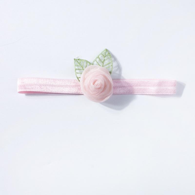 New European & American Style Baby Headbands: Cute 3D Rose Elastic Hair Bands,Soft & Comfortable for Infants & ToddlersPerfect