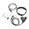 Throat Microphone Headset Telescopic 2 Way Radio Earpiece with U94 PTT for Baofeng UV 5R BF 888S BF