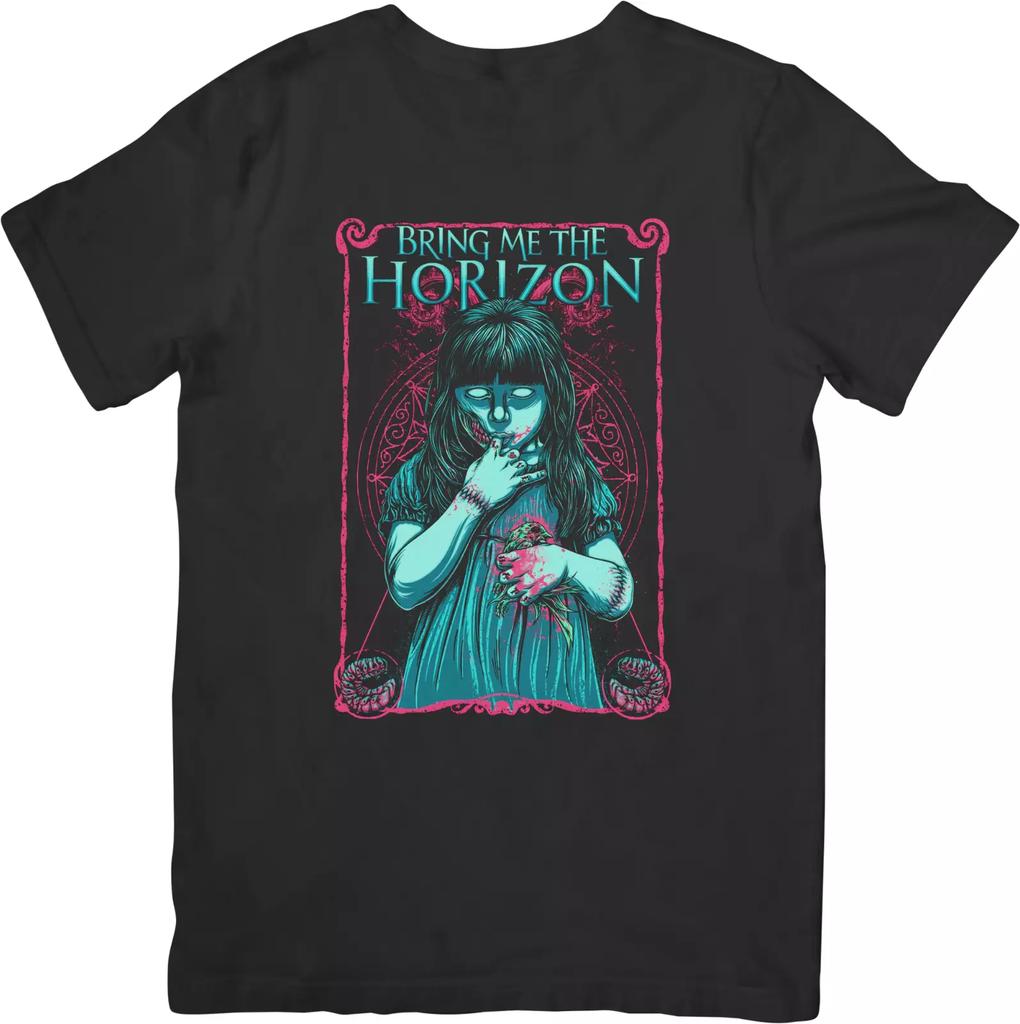 Bring me the Horizon Hudba Vhodná pro Muže a Ženy Kvalitní Bavlněné Tričko Černé