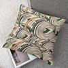 Cash Roll square Jacquard Pillow Cover for Sofa Office Waist Cushion Cover Home Decorative Pillowcase