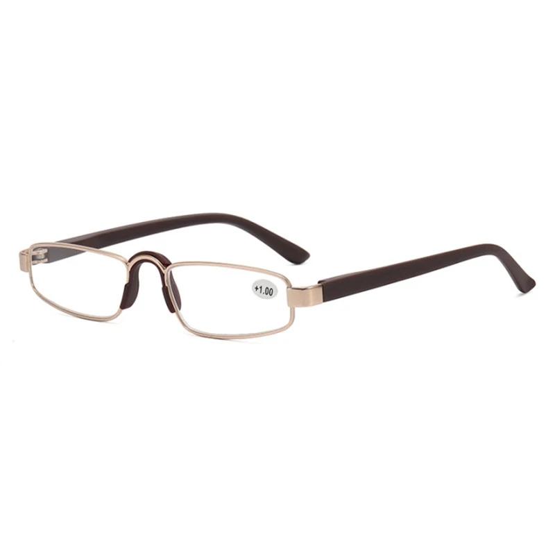Vintage Narrow Reading Glasses for Men Women Classic Frame Eye Protection Presbyopia Eyewear Office Readers