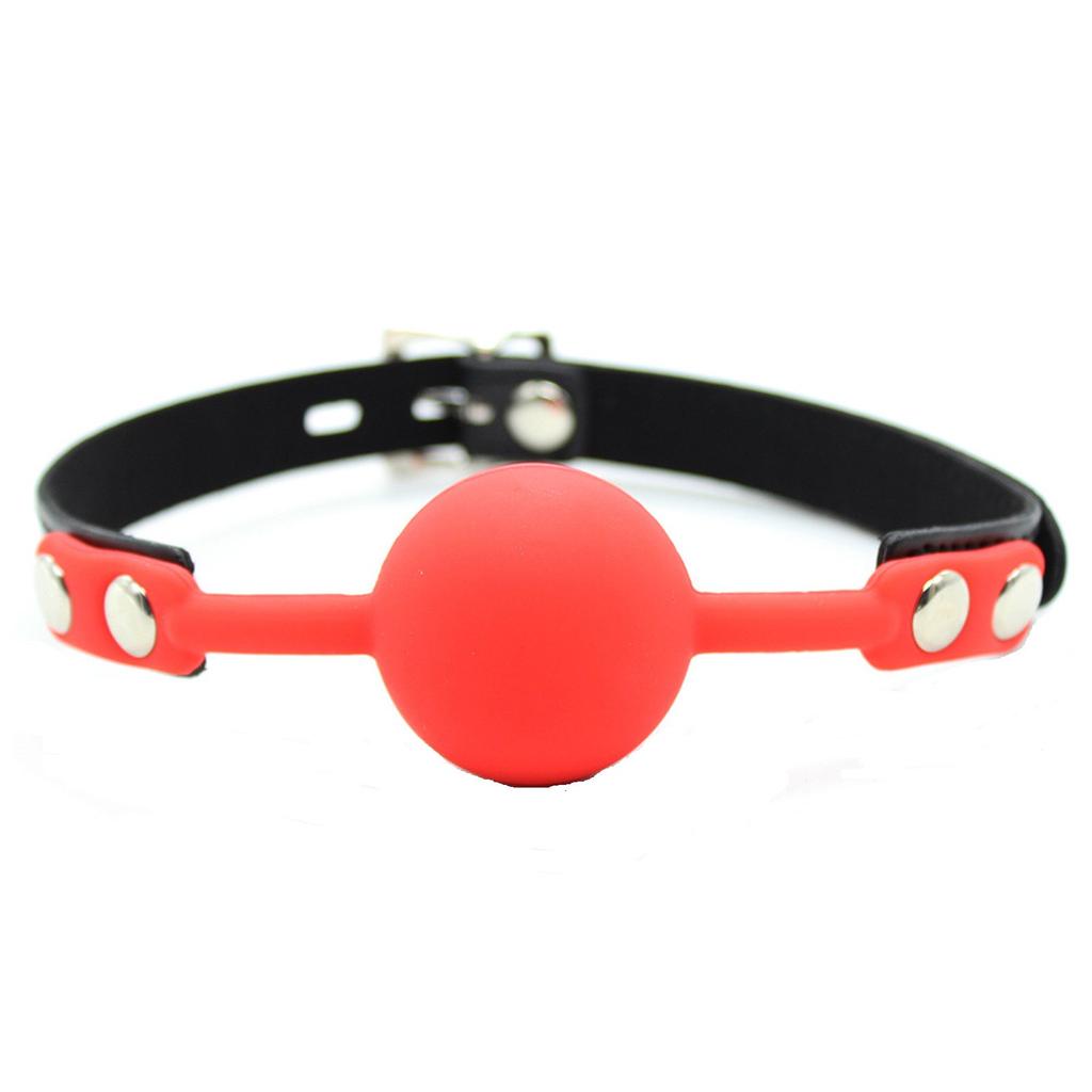 Solid Silicone Mouth Plug Solid Soft Mouth Ball Roleing Props Fun Gift