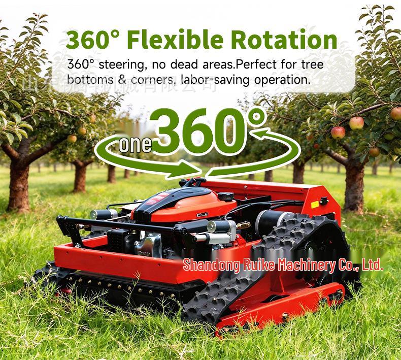 HT550B Intelligent Remote Control Gasoline Lawn Mower & Orchard Crawler