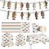 Fishing Themed Party Disposable Tableware Set Paper Plate Cup Napkin Tablecloth Banner Birthday Weedding Party Tableware Supplie