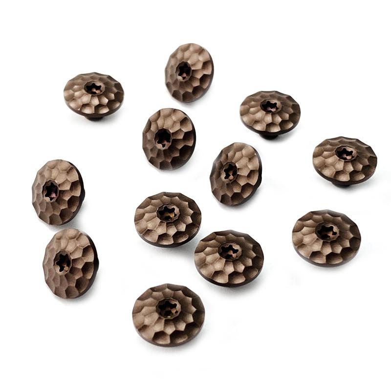 10sets M4 Plum Blossom Head Screw for Knife Handle Nail Modified 416 Stainless Steel Screws Knife Embryo Making Accessories