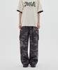 URBANAGE Camo Single-Pleat Wide Cargo Sweatpants_Charcoal