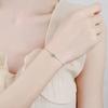 925 Silver Real 1 Carat Moissanite Diamond Anklet Bracelet For Women Sparkling Party Fine Jewelry Valentine Gifts