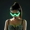 LED Light-Up Glasses & Gloves for Nightclubs, Bars, Concerts, and Street Dance Performances