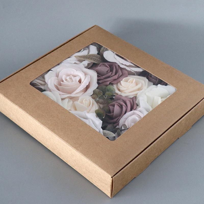 Elegant Birthday Party Decoration Flower Case Diy Bouquets Packaging Container
