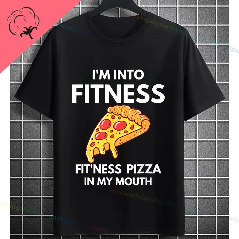 Funny Unisexs Pretend Im A Pizza Graphic Tshirt Fashion Casual Oneck Shortsleev Pure Cotton Humorous Tee Allseason Wear