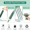 Latest Models 60 PCS Floral Water Tubes with Rubber Caps Fresh Flower Water Tubes for Garden Bouquet Stem Supplies Florist