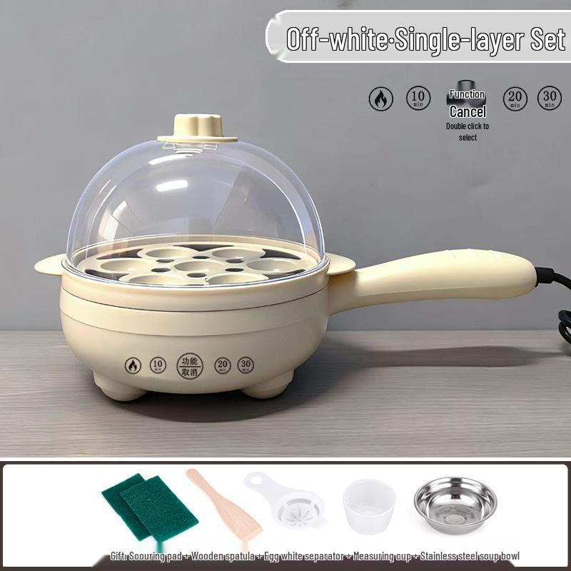 Canxiang Non-Stick Electric Frying Pan: Poached Eggs, Dumplings, Pot Stickers & Breakfast Cooker