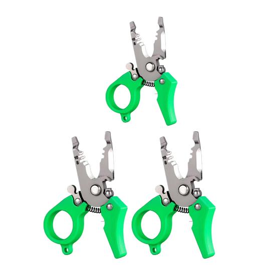 1/2Pcs Mini Wire Stripper Tool with Cutter Crimper Ergonomic Design Wire Splitter Trimmer Portable Cable Stripping Crimping Tool