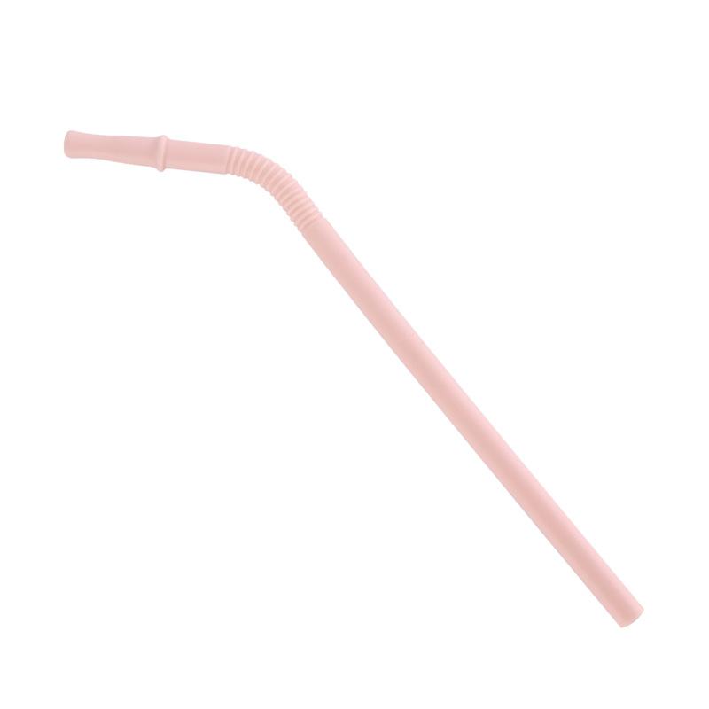 Food Grade Silicone Straw Reusable Bent Drinking Straw Portable Milk Tea Straw For Children Drinkware Party Bar Accessories