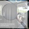 Car Separation Curtains UV Protection Sun Protection Cover Waterproof Car Privacy Screen Curtains Insulated Automobile Parts