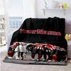 Atletico Madrid Customize Text Blanket Multi-purpose Personalized Blanket Ultra-Soft Versatile for Office Sofa Chair Couch Four Seasons Universal