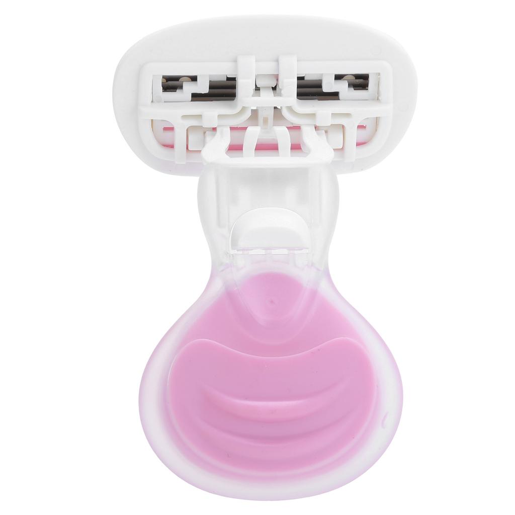 Women Manual Body Hair Shaver Trimmer Portable Face Leg Hair Removal Tool Epilator Pink