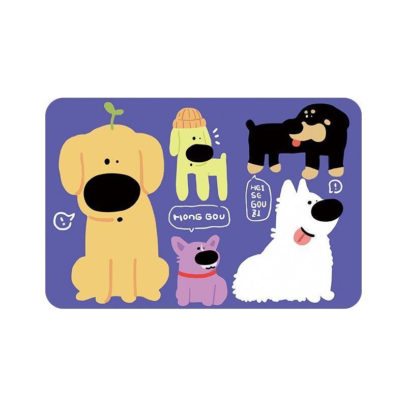 Cartoon cute GOU diatom mud floor mat bathroom absorbent foot mat ins toilet non-slip mat toilet door mat