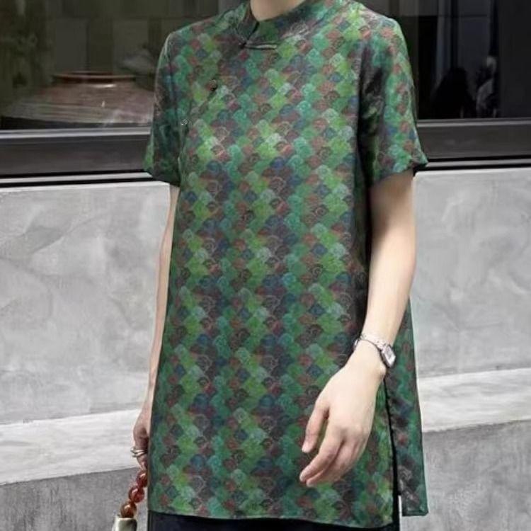 

Versatile Super Fairy Shirt 2025 Summer Premium Short Sleeve Top Women s Large Size Outer T-Shirt M (recommended within 50kg)