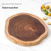 Creative Solid Wood Acacia Chopping Board - Original Natural Cut for Fruits