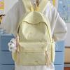 Backpack with Embroidered Bow Pattern for Teenage Girls Daily Use Cute Kawaii Style