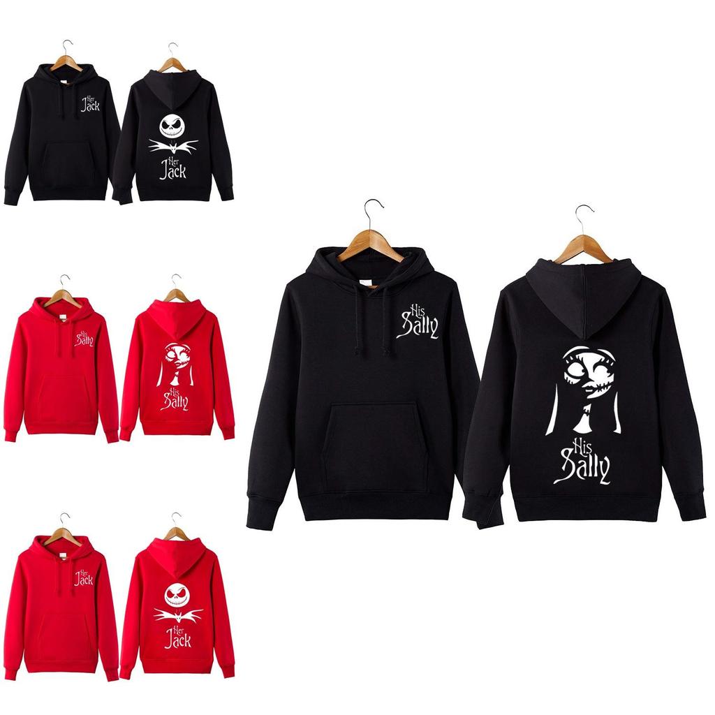 The Nightmare Before Christmas Jack Couple Matching Hoodie Sweatshirt Sweater