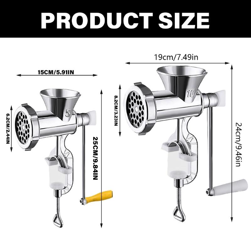 Manual Meat Grinder With Sausage Stuffer Effective Homes Kitchen Manual Meat Grinder for Ground Meats and Sausages