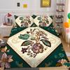Set Copripiumino 3D Stampa Floreale Donna Tessili per la Casa Poliestere Dimensioni Queen Set Copripiumino per Letto
