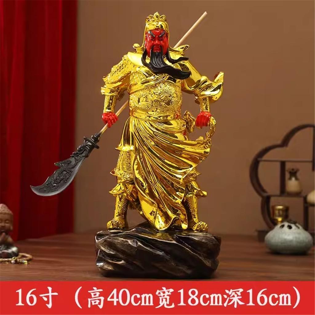 Figurka Bóstwa Buddyjskiego do Wystroju Domu, Bóg Bogactwa, Statua Guan Yu, Dominujący Ornament Buddy, Buddyzm