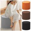 Sgabello Contenitore Impermeabile Pouf in Pelle Antiscivolo Copertura Multifunzionale per Sgabello Divano Contenitore Vestiti