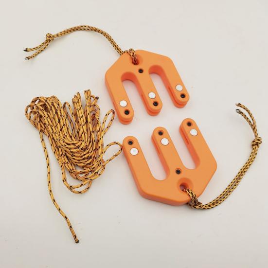 2Pcs Tackle Hunting Game System Ultralight Game Block Pulley Hoist Backcountry Garage