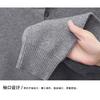 Men Fake Two Pieces Round Neck Long Sleeve Knitted Casual Pullover Sweater Top