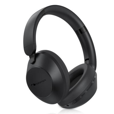 Nakamichi Elite Five ANC Bluetooth ANC Noise 50 Hours of Continuous Wired and Wireless Low Latency Mode Over-Ear Headphones, 5.3 Cancelling, Built-in