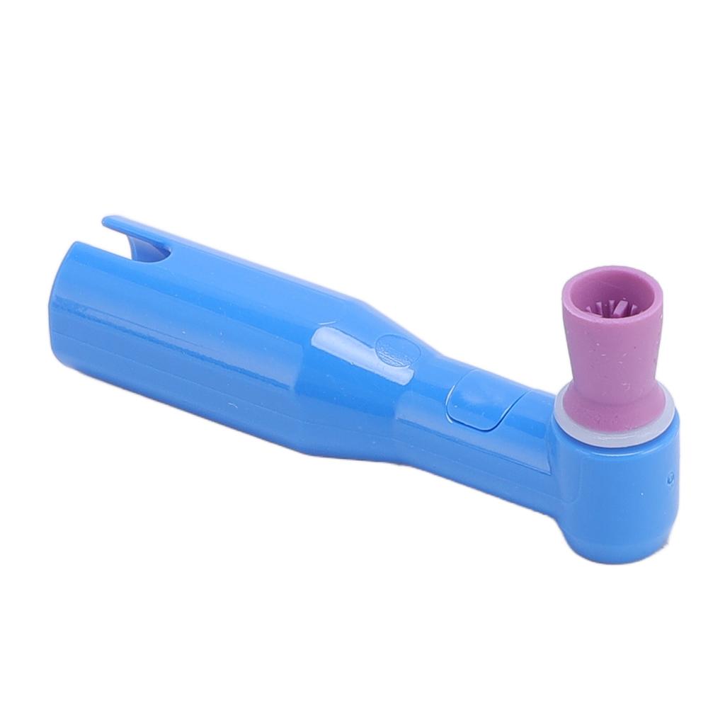 100pcs Teeth Polishing Cup Angles Disposable Safe Teeth Cleaning Polishing Tools for Low Speed Handpiece Purple Head