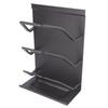 Hanging Pot Lid Rack Aluminum Alloy Secure Structure Space Saving Versatile Wall Cabinet Pot Lid