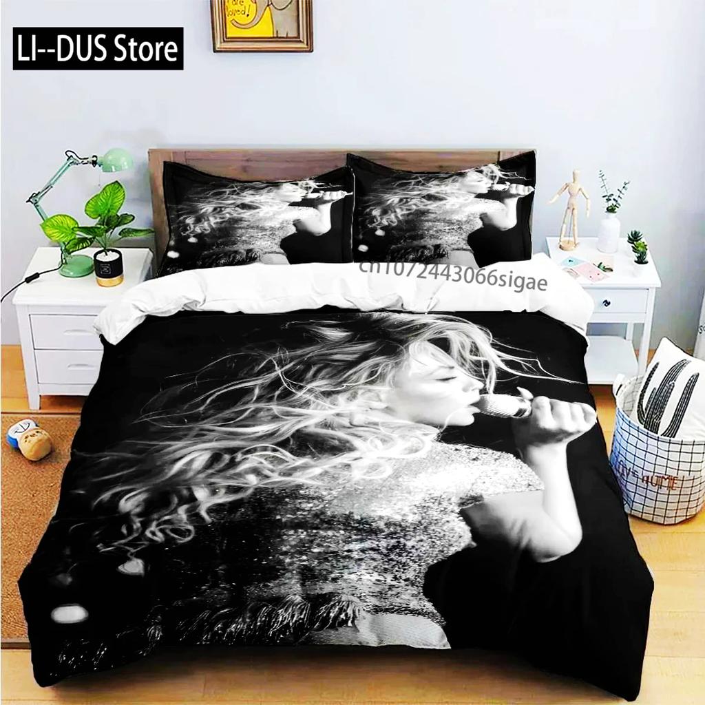 Pop Female Singer B-Beyonce Bedding Set Boys Girls Twin Queen King Size Duvet Cover Pillowcase Bed Boys Adult Home Textileextile