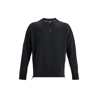 Solid Fleece Crew Training Sweatshirt Men Sweatshirt Black 1373877-002
