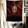Ac Milan Crest Emblem Threepiece Set 1 Duvet Cover 2 Pillowcase Without Core Duvet Cover And Pillowcase Bedding Set Christmas Birthday Gift