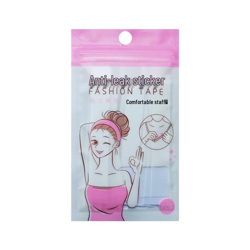 Leak-Proof, Invisible Anti-Exposure Stickers for Straps & Necklines