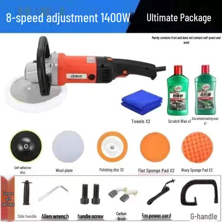 Çizik Giderme ve Ev Kullanımı için Elektrikli Mini Araba Polisaj Makinesi Waxlama Aleti