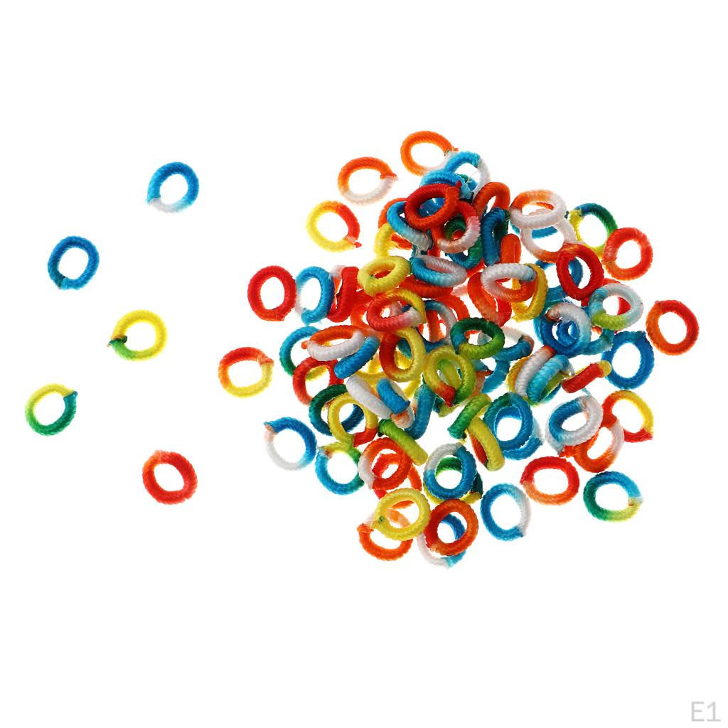 100x Round Chinese Knots Spacer Bead Jewelry Making Accessories