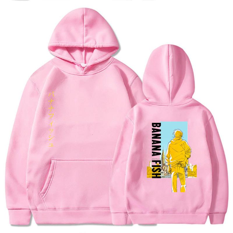 Japanese Anime Banana Fish Hoodie Men Women New Print Unisex Streetwear Autumn Winter Fashio Tops Clothes
