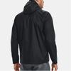 Under Armour Logo Print Zip-Up Hooded Long-Sleeve Jacket Men Jacket Black 1321439-002