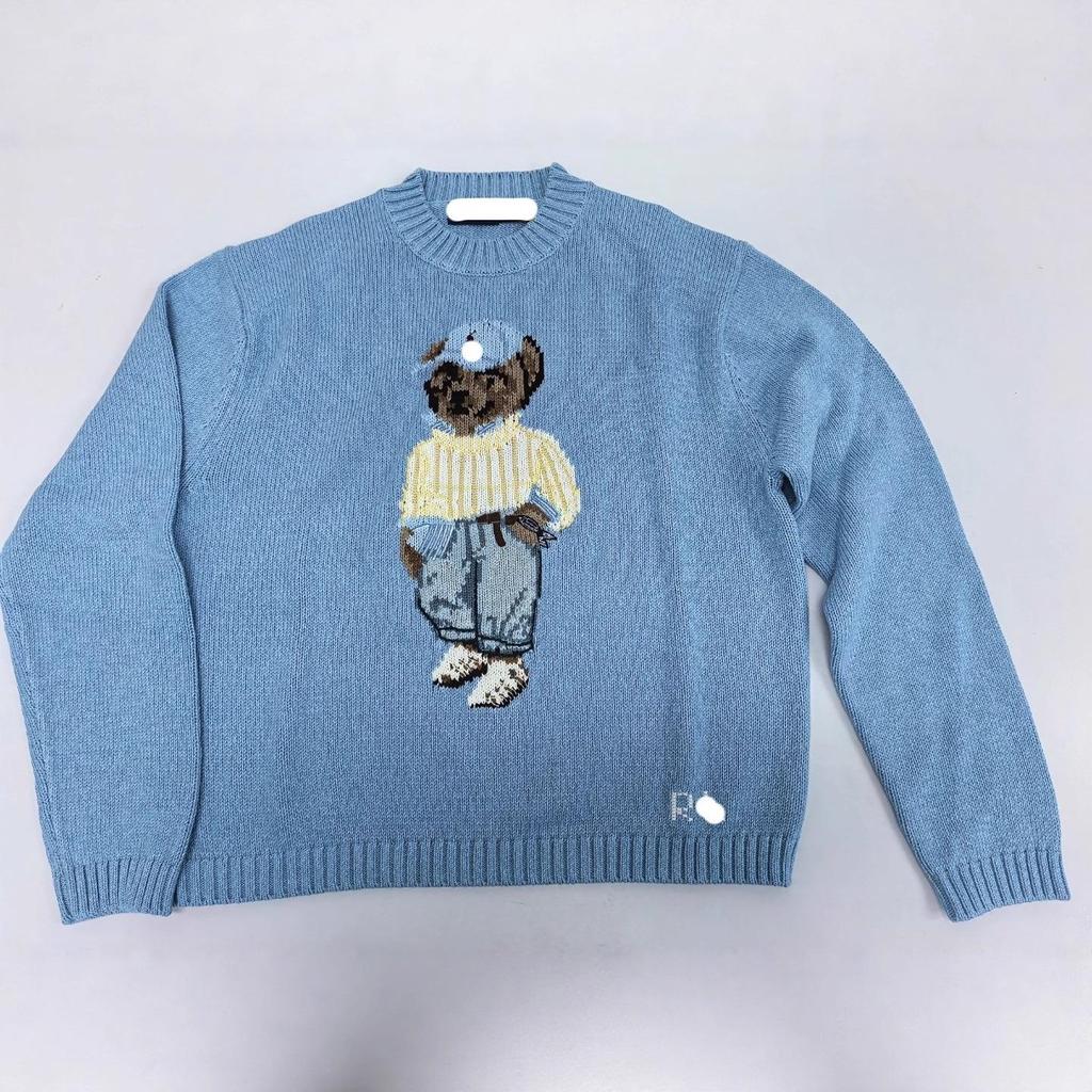 Premium Women's Cotton Heavy-Duty Little Bear Sweater for Autumn/Winter 2025
