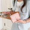 Short Clutch Short Wallet Purse Card Bag Fashion Design Solid Color Card Holder  Card Storage Bag