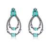 Shining Zircon Earrings Sexy And Elegant Glass Stone Earrings Versatile South American Ear Jewelry Direct Sales