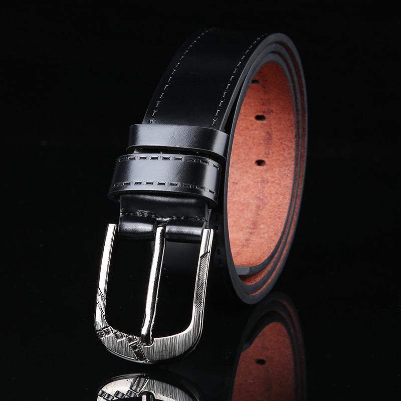 European & American Casual Men's PU Leather Pin Buckle Belt